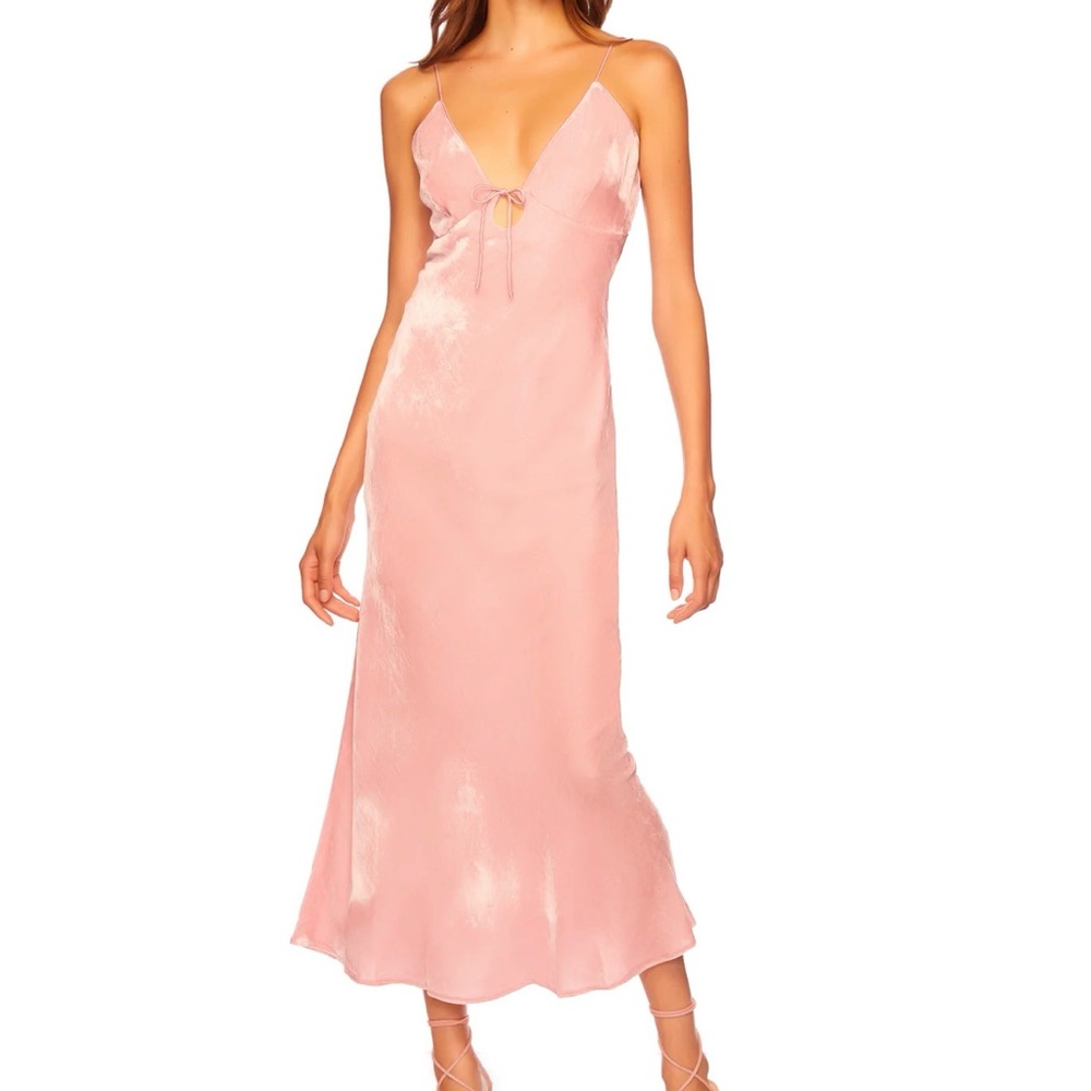 Susana Monaco Elegant Pink velvet Dress